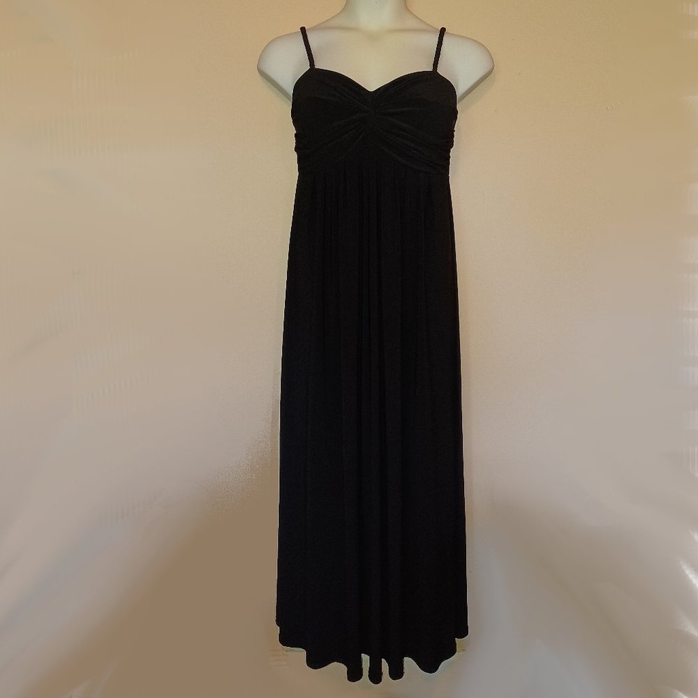 Sleek Black Maxi Dress